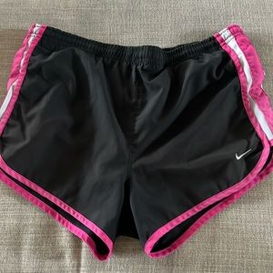 nike shorts black and pink